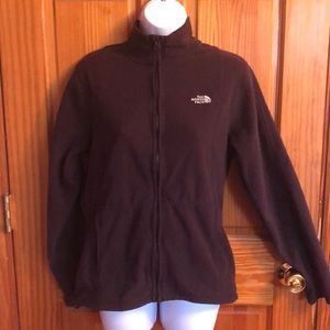 Dark Purple North Face Light Fleece Jacket